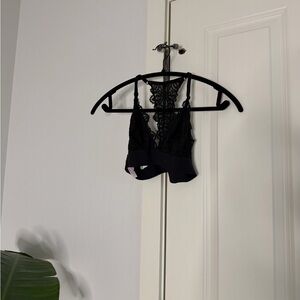 PINK Victoria's Secret Black Lace Bralette